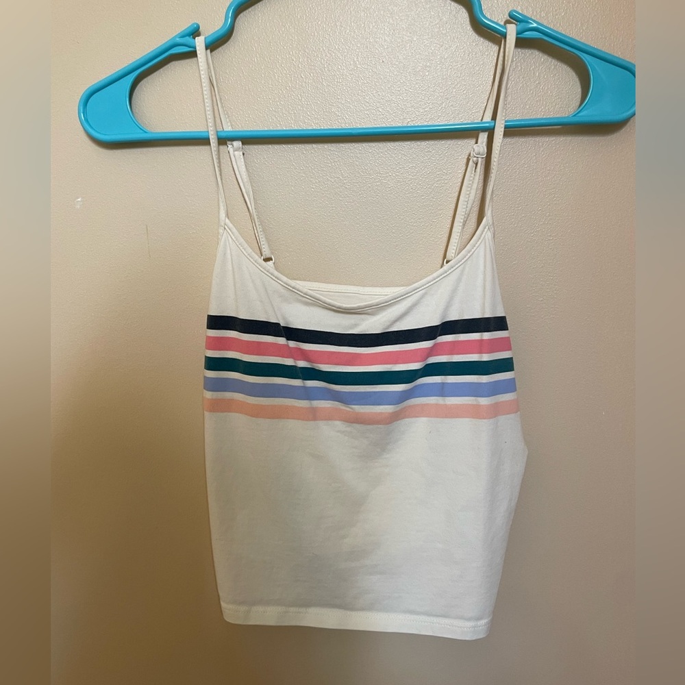 Small American Eagle Cropped Tank Top